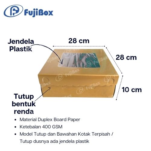 FUJIBOX DUS EMAS | KM 28 x 28 x 10 | DUS EMAS