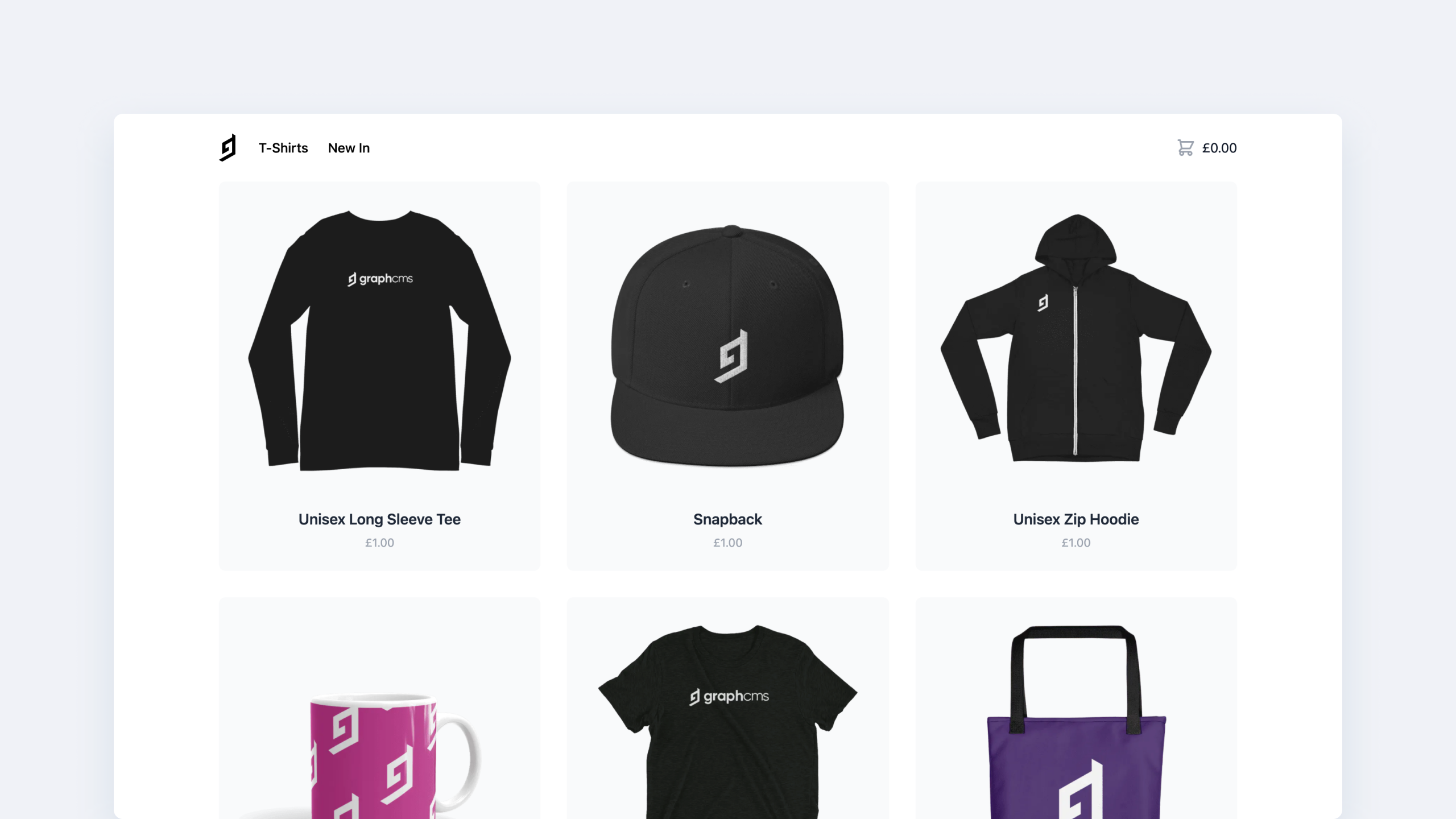 GraphCMS Starters – eCommerce