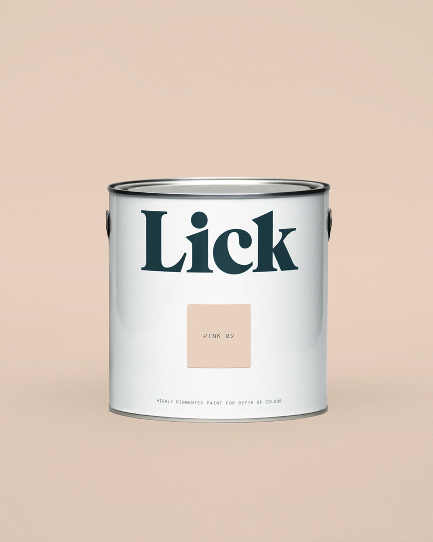 Pink 02: Dusty Pink Paint - Matt Emulsion Paint | Lick