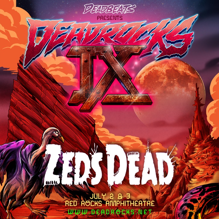 Zeds Dead Shuttle To Red Rocks July 2, 2023 CID Colorado