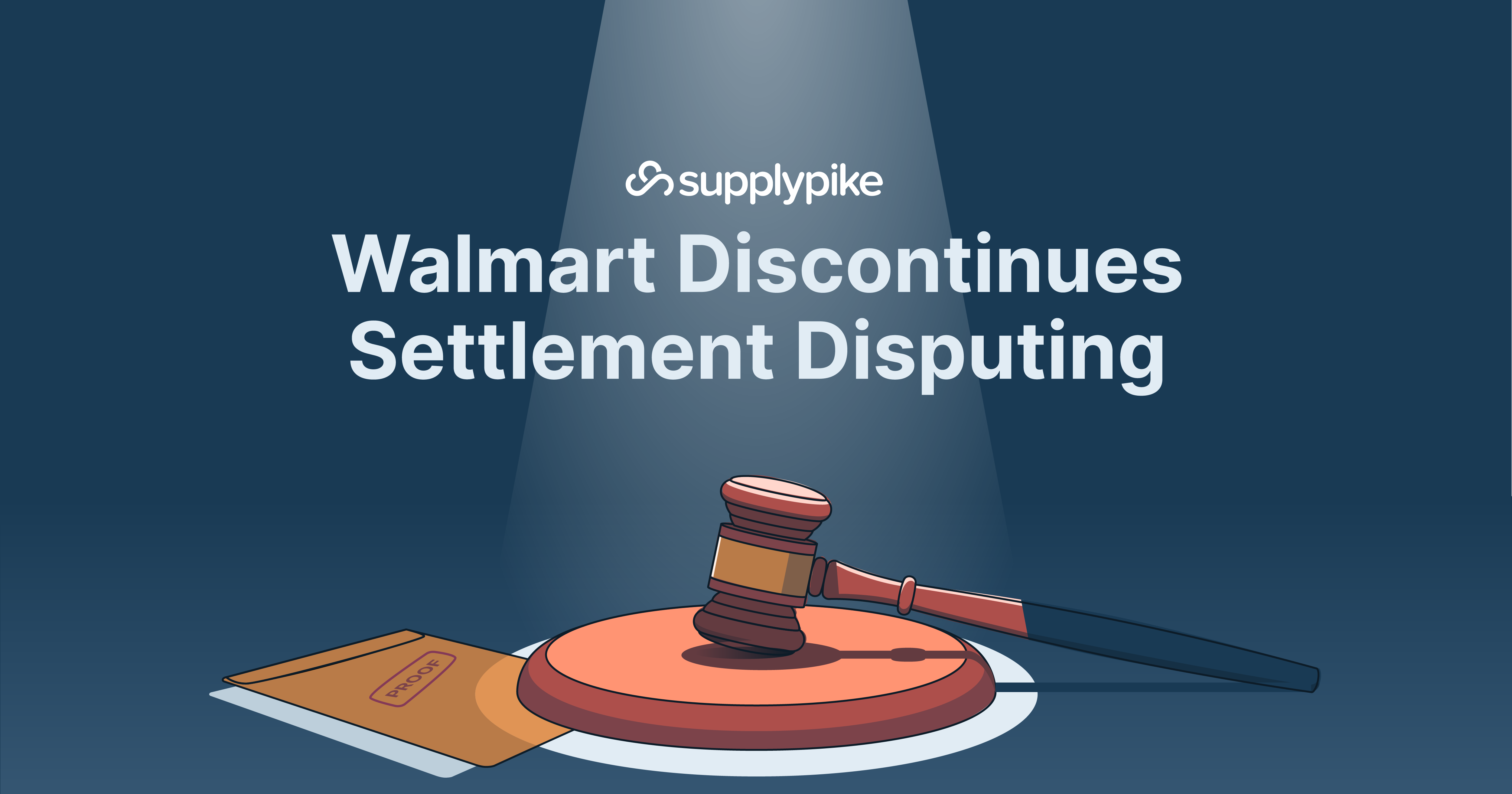 Walmart Discontinues Settlement Disputing