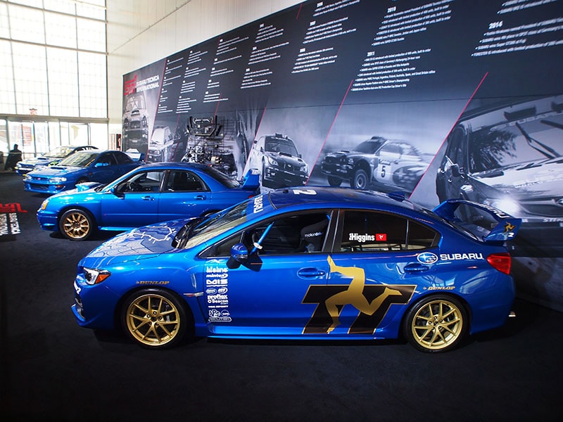 Subaru STI Display at New York Auto Show 2015 ・  Photo by Megan Green