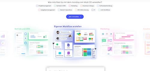 monday.com Screenshot
