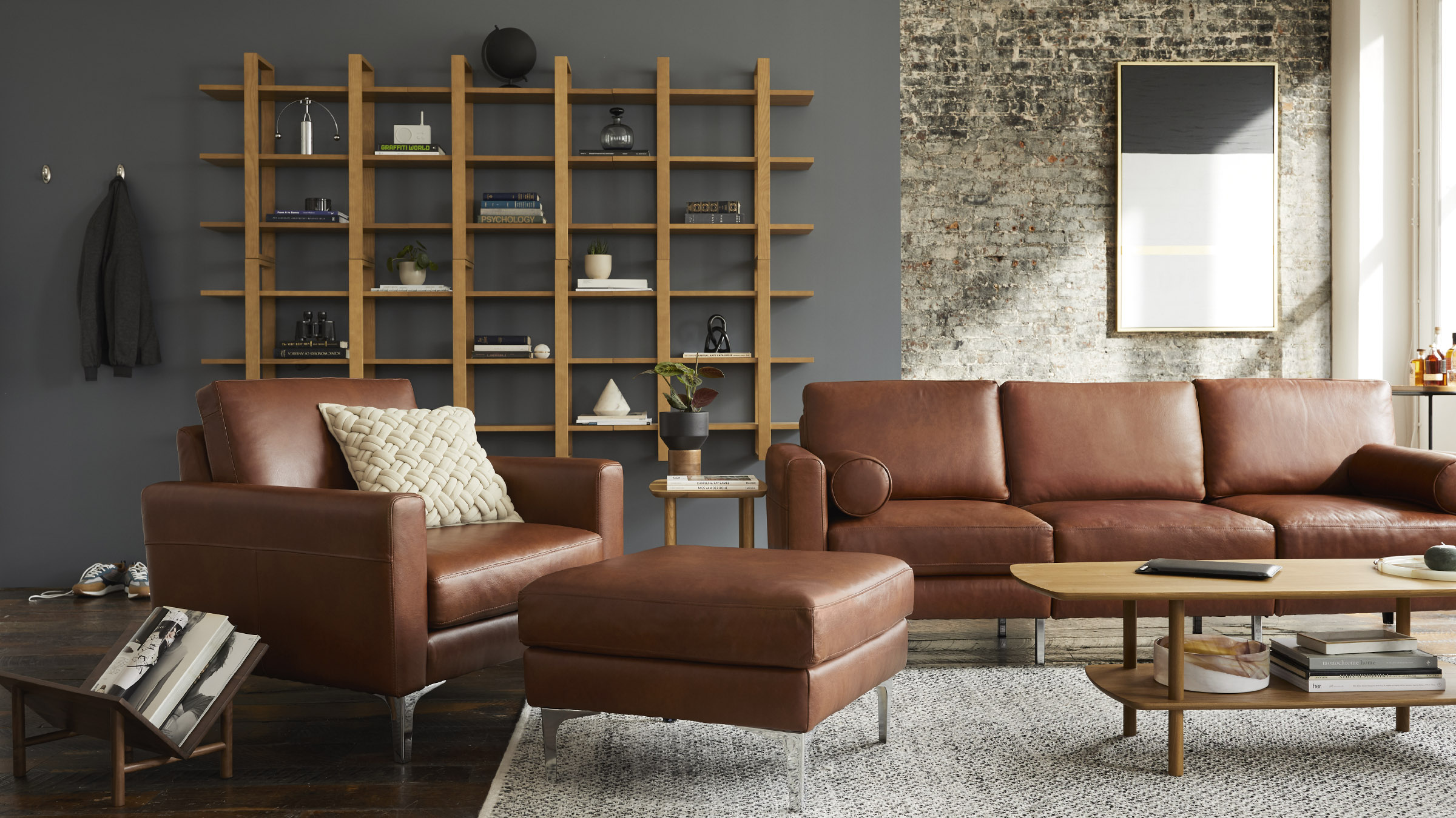 Index Wall Shelf, Set of 6 Burrow