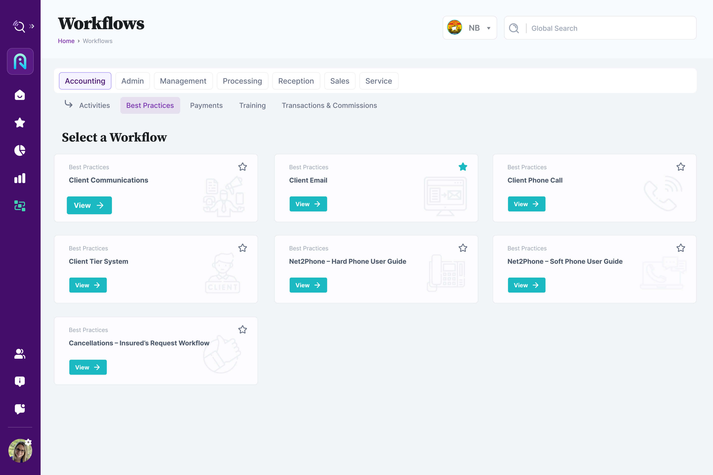 Workflow Pages