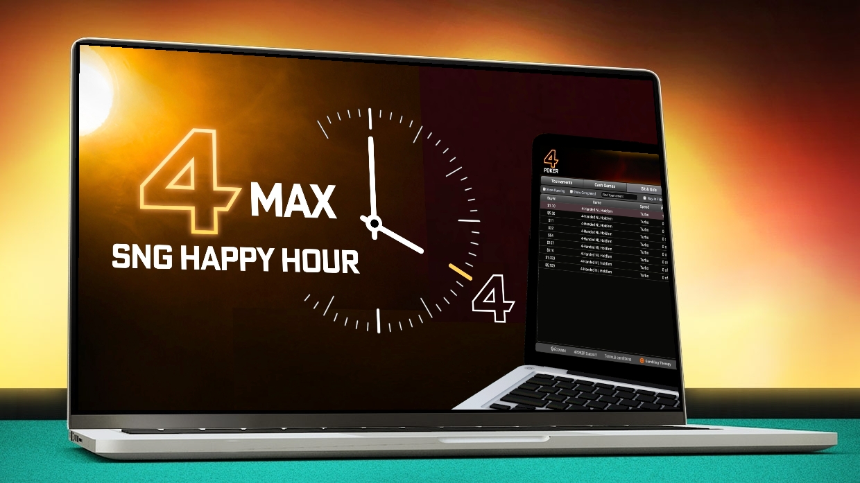 INTRODUCING 4-MAX HAPPY HOURS