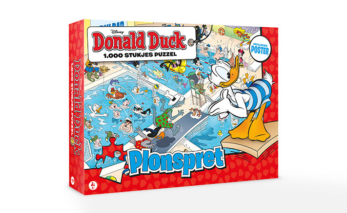 Donald Duck Puzzel 5 - Plonspret