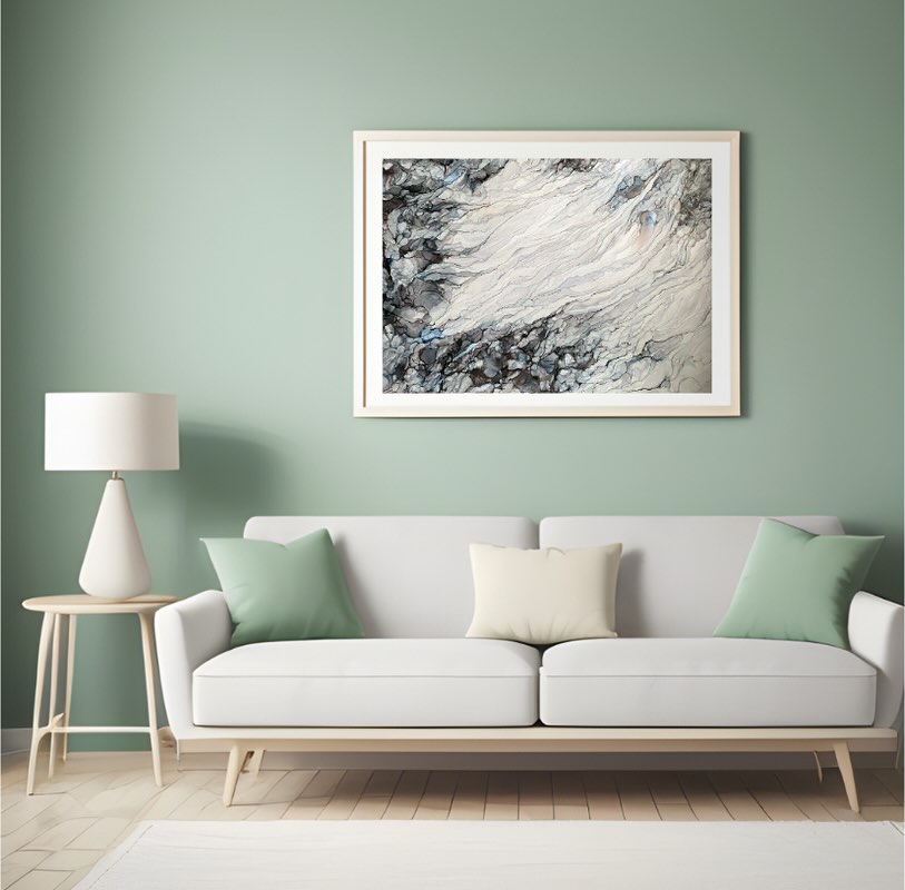 An image of a solo peice titled Nordsjoen - A sea of many faces