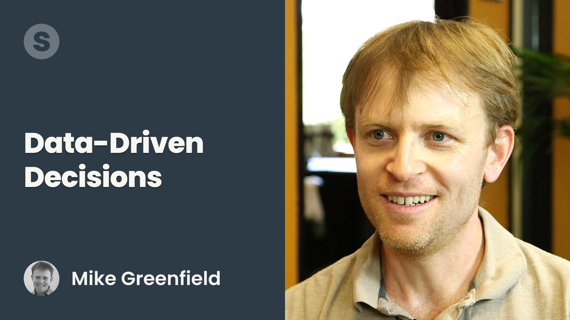 DataDriven Decisions with Mike Greenfield, Part 1 Optimization