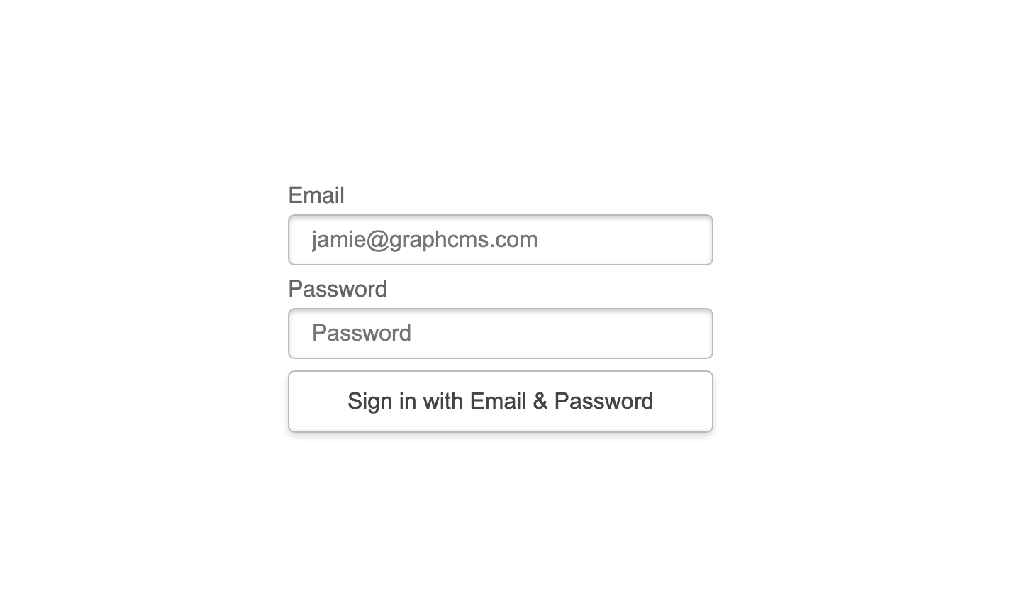 NextAuth Credentials Form