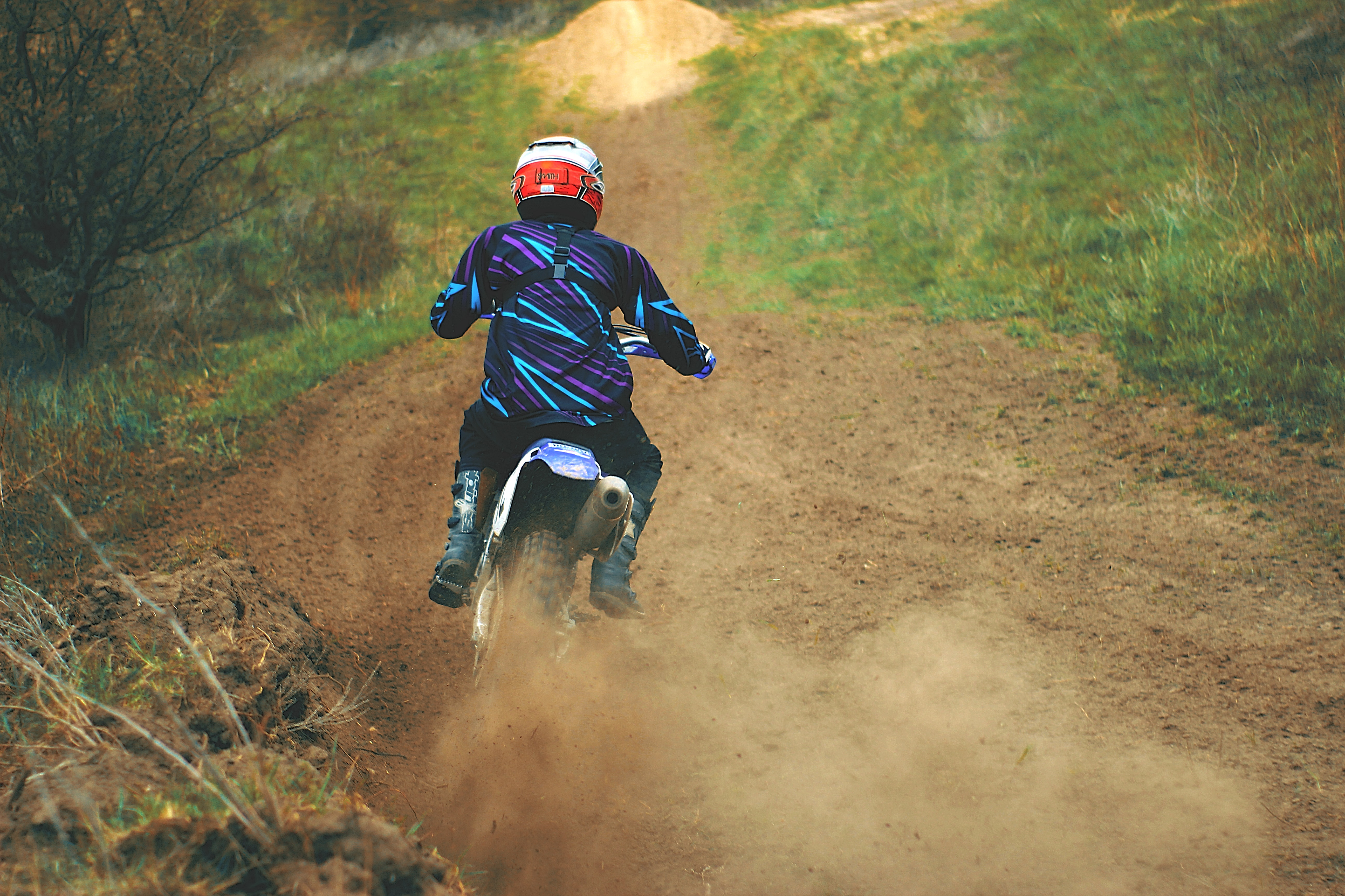 Rug protector voor crossmotor