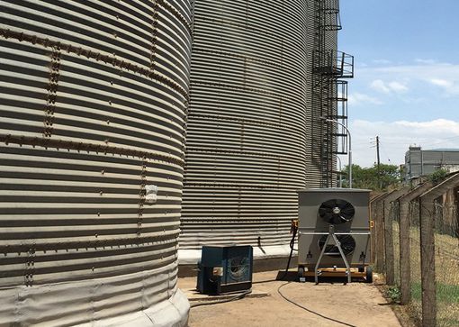 Refrigeradores para la conservación de arroz y cereales en África