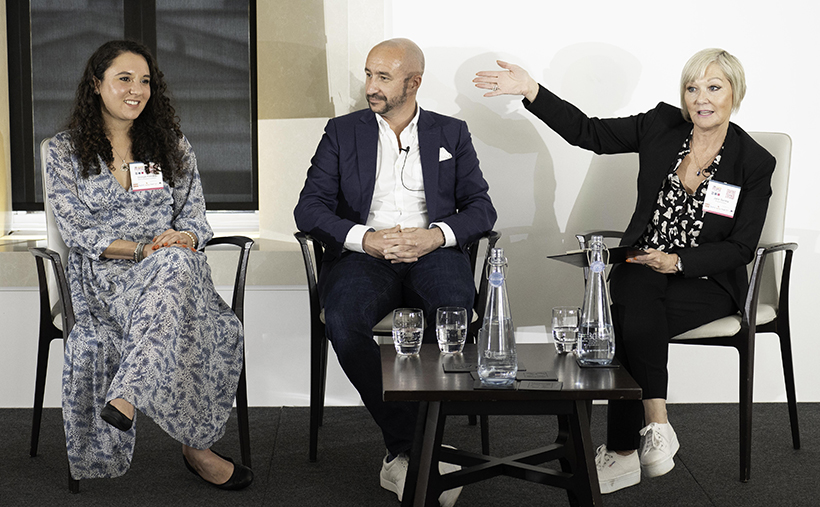 Giorgia Ferrara, Jon Dawson and Jane Sunley