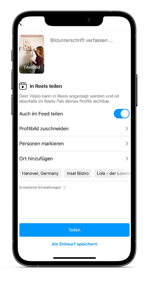 Instagram Reels erstellen: Schrittweise erklärt