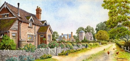 Westhide, Herefordshire (Watercolour Painting)