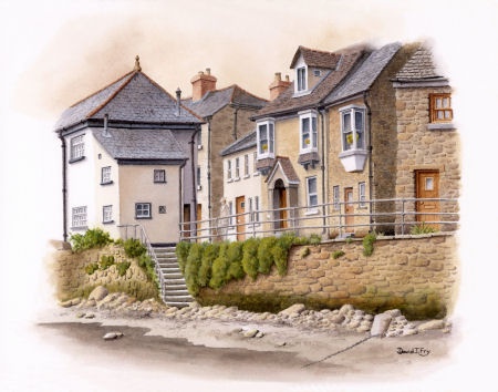 Mousehole, Cornwall (Watercolour Painting)