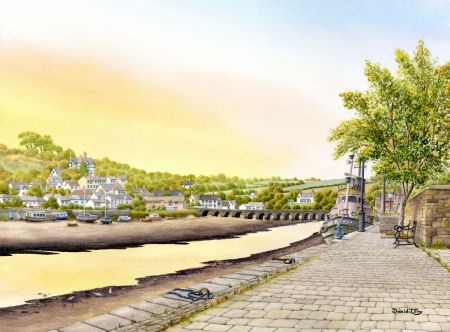 Bideford, Devon (Watercolour Painting)