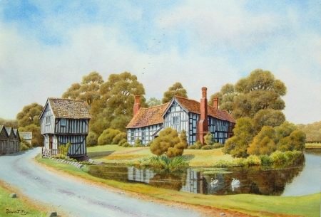 Lower Brockhampton, Herefordshire (Watercolour Painting)