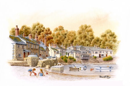 Mousehole, Cornwall (Watercolour Painting)