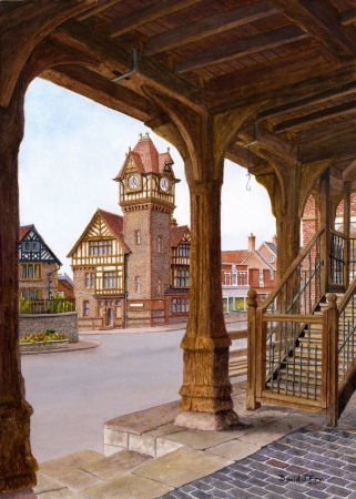 P822 The Clock Tower, Ledbury, Herefordshire.