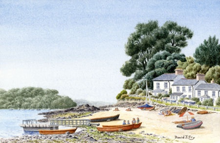 Halford Passage, Devon (Watercolour Painting)