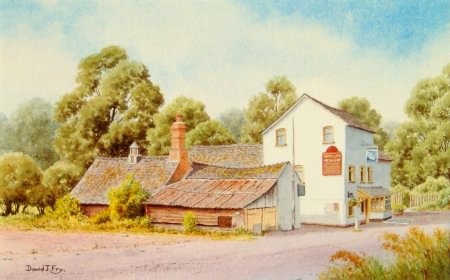 The Antelope Inn, Barton Road, Hereford (Watercolour Painting)