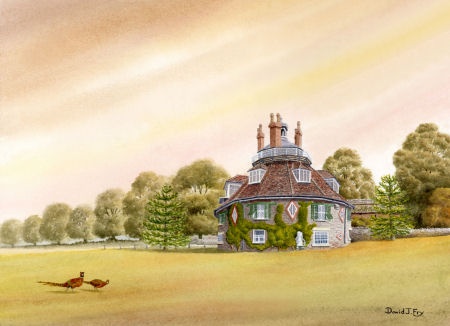 A' la Ronde', Devon (Watercolour Painting)