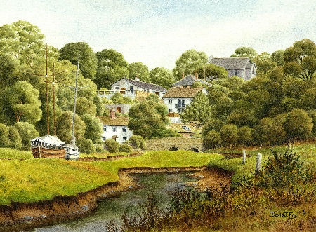 Gweek, Cornwall (Watercolour Painting)