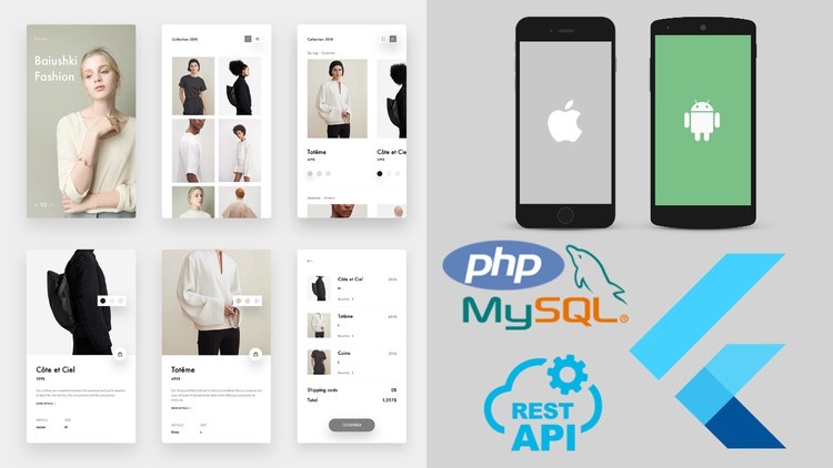 Learn GetX Flutter & Build Shopping App | PHP MySQL Backend