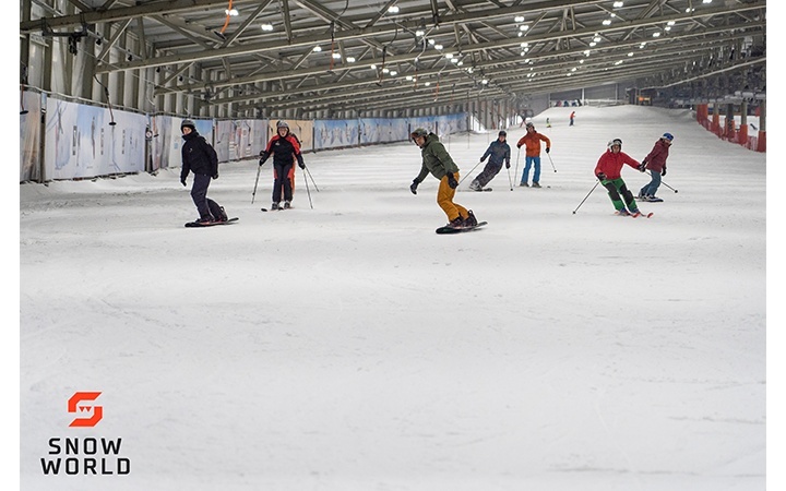 Snowworld avondskipas (4 uur)