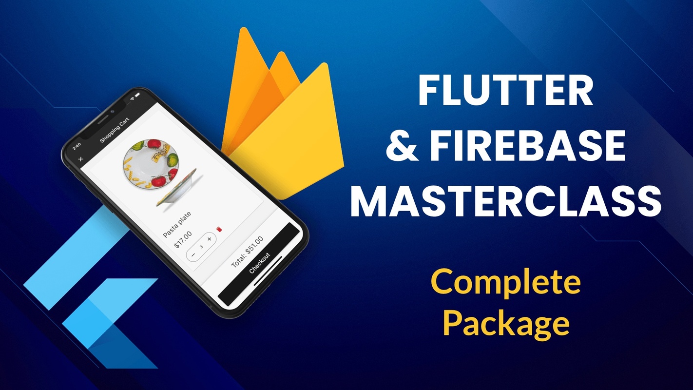 Flutter & Firebase Masterclass - Complete Package (Codewithandrea)