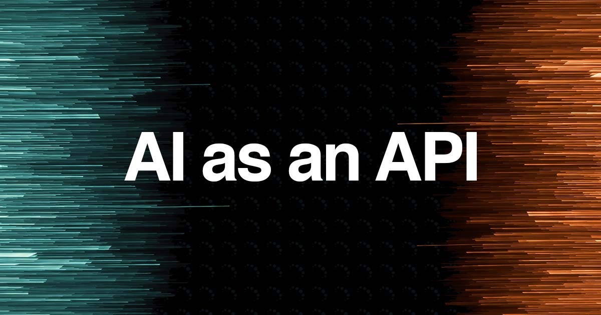 AI as an API - Codingforentrepreneurs