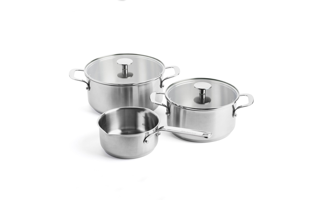 KitchenAid Stainless Steel Pottenset 3-delig