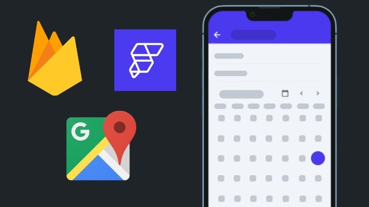 Learn Flutterflow. Build an Events App with Google Maps
