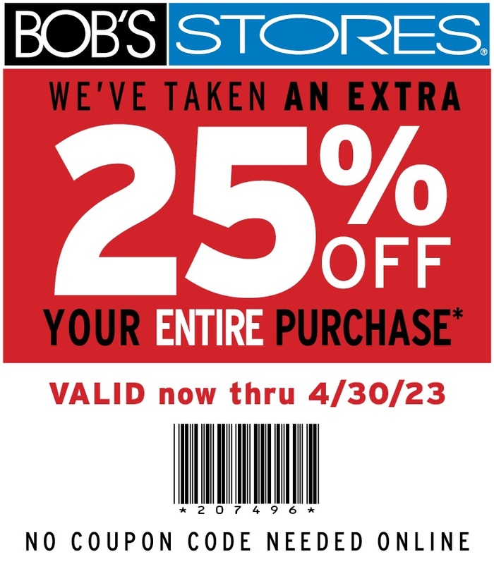 Get the latest coupons, deals & sales from Bob's Stores | Bob's Stores