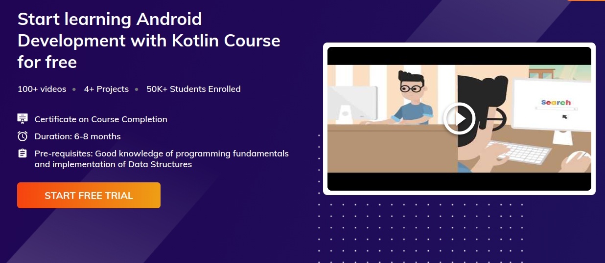 Start learning Android Development with Kotlin ( Coding Ninjas )