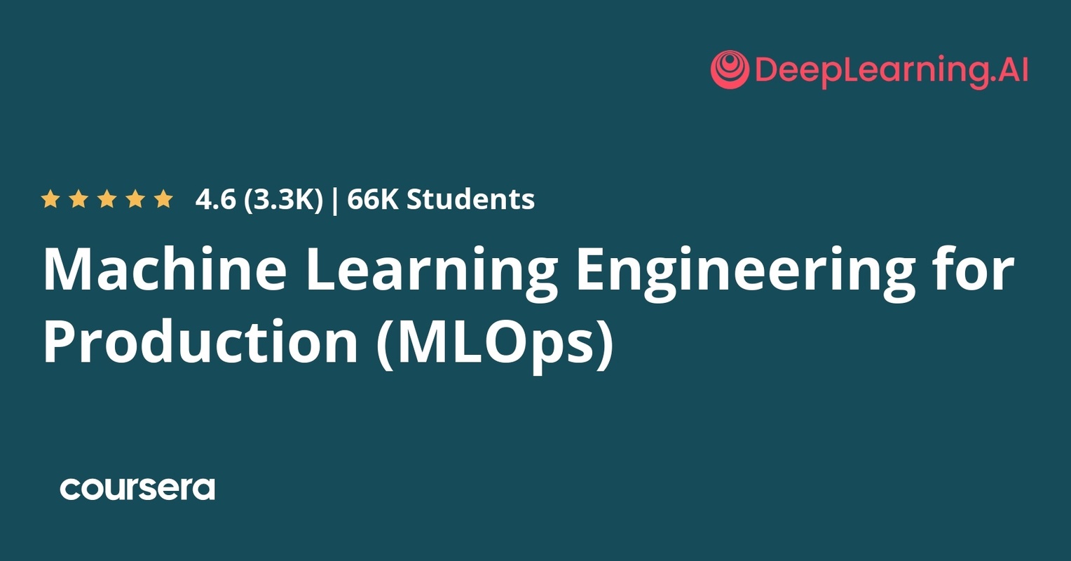 Machine Learning Engineering for Production (MLOps) Specialization
