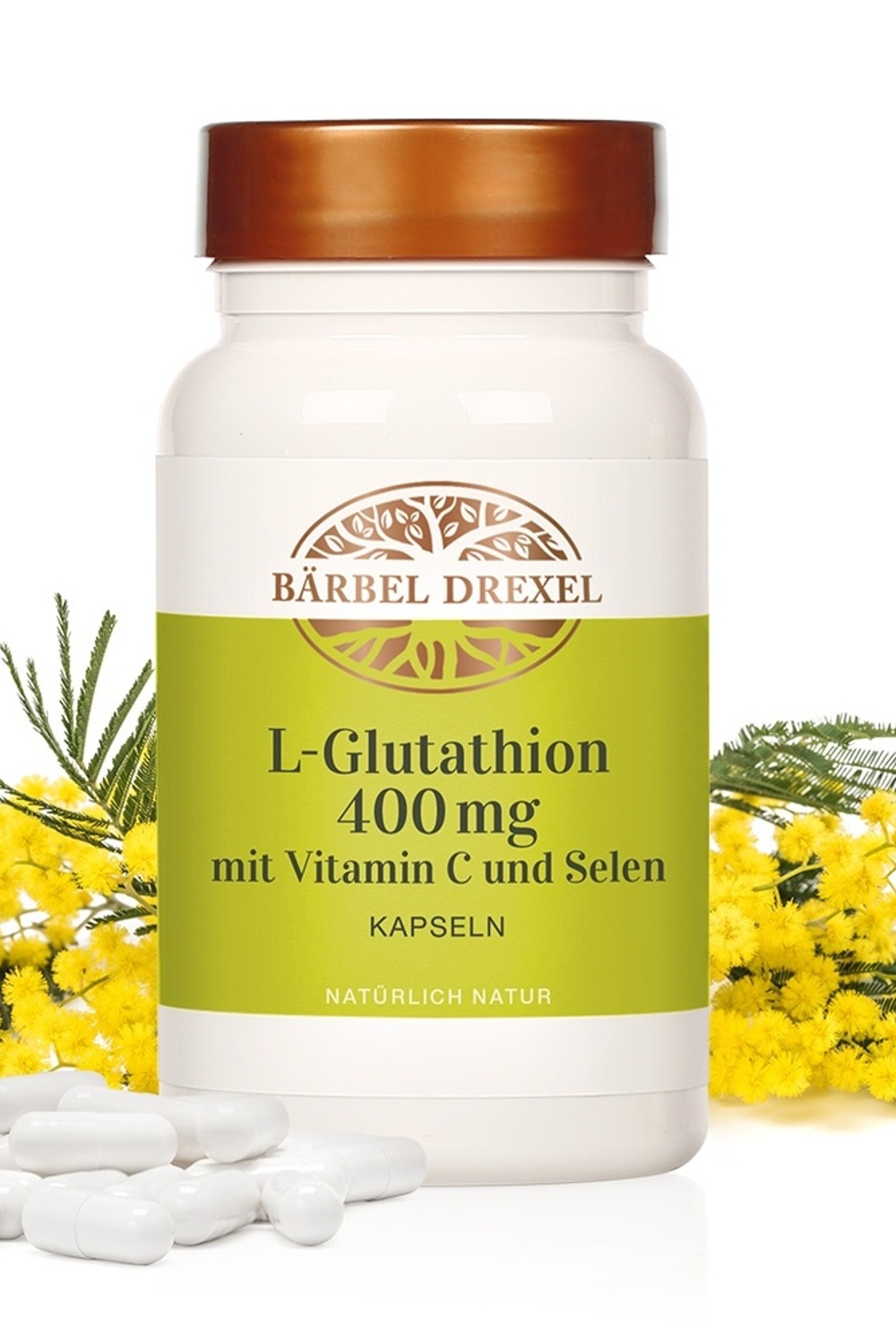 L-Glutathion 400 mg mit Vitamin C und Selen Kapseln bestellen