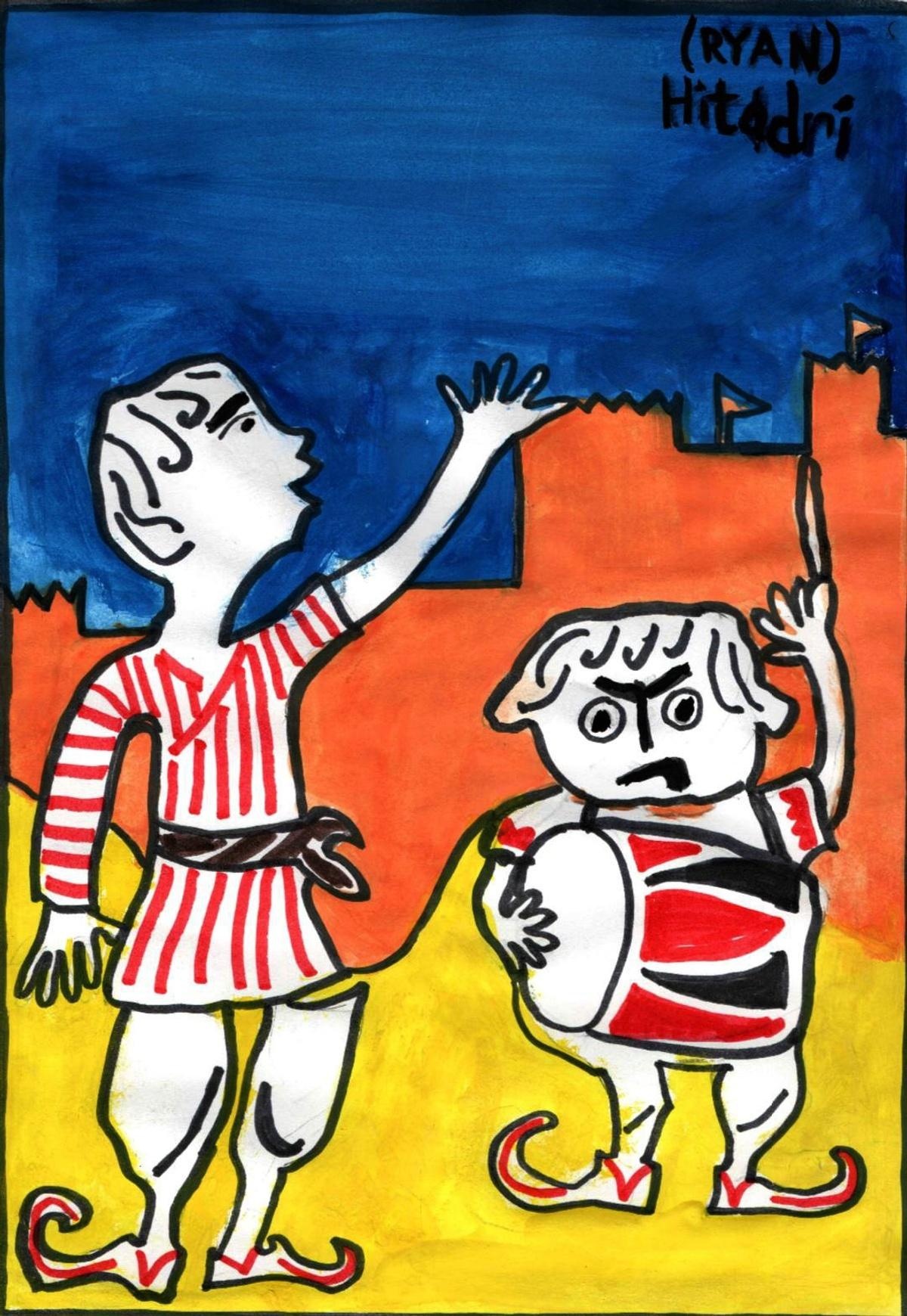 Goopy Gyne Bagha Byne, Hitadri
