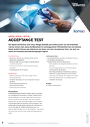 Komax Services-Acceptance Test