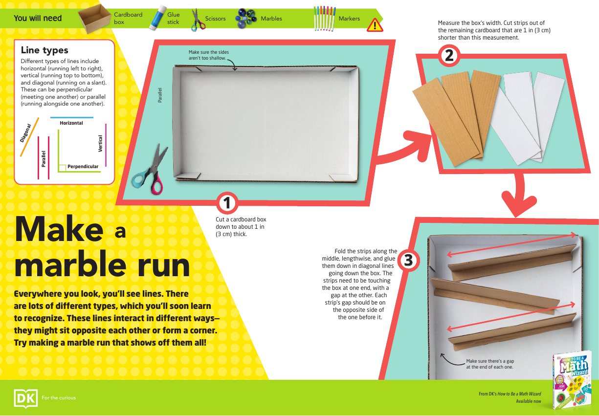 Make a Marble Run Activity Sheet