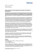 Komax übernimmt Artos Engineering und stärkt ihre Position in Nordamerika