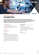 Komax Services-Calibration