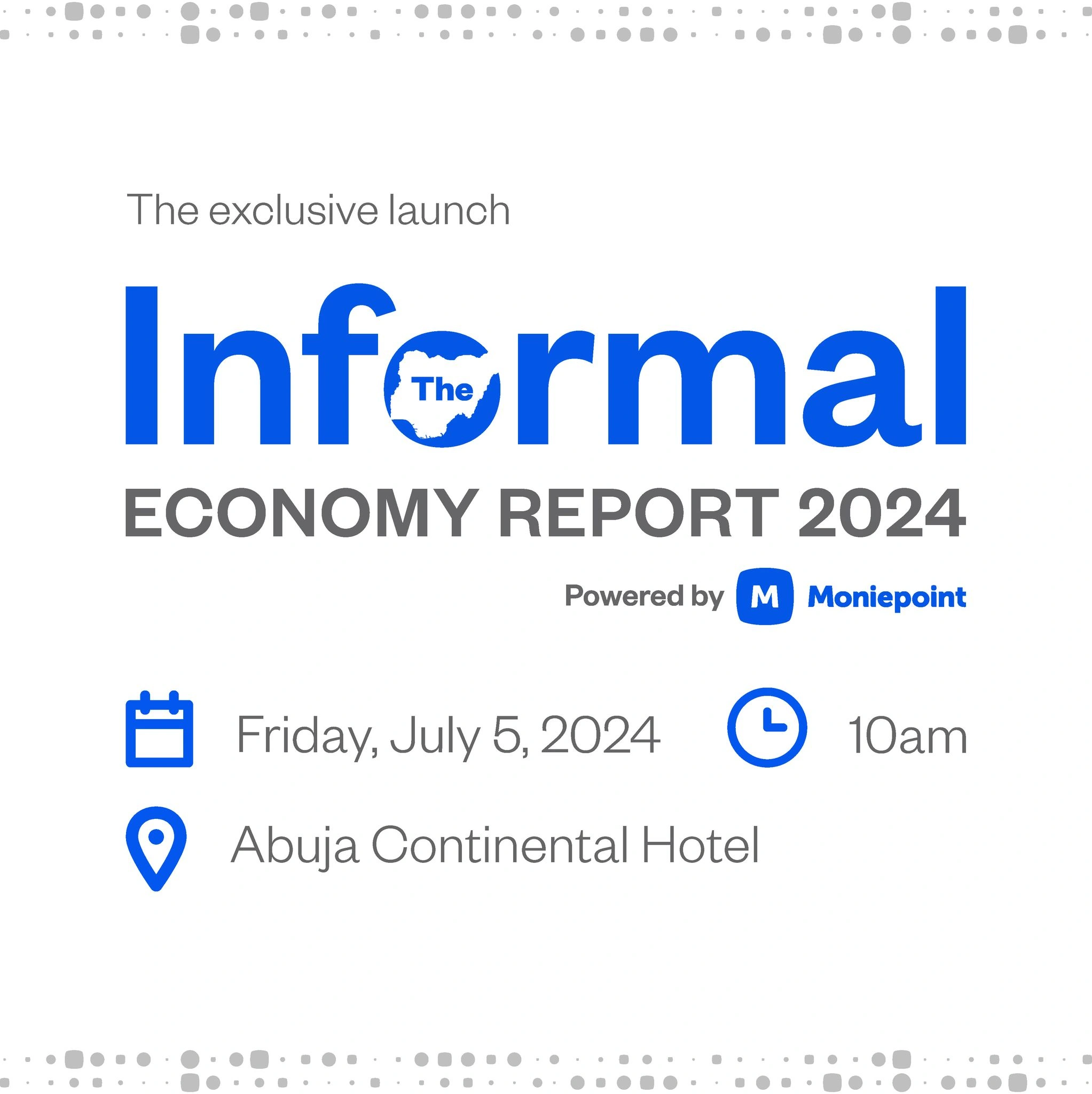 Moniepoint, SMEDAN set to launch Nigeria’s Informal Economy Report in Abuja  