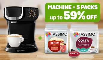 TASSIMO coffee pod coffee machine deals