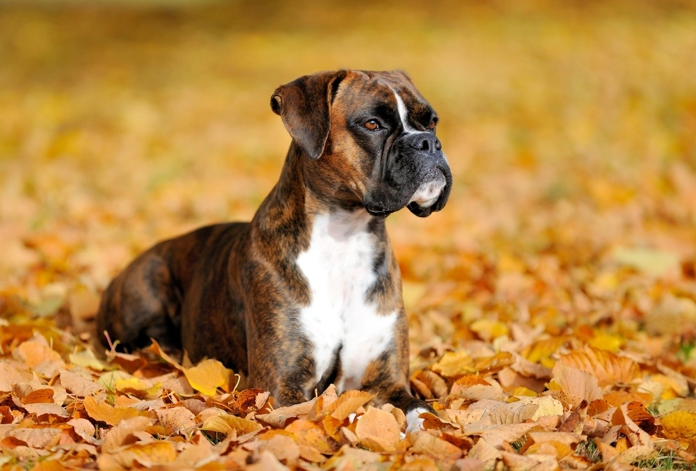 Premium Photo  Powerful portrait of an english Boxer Dog
