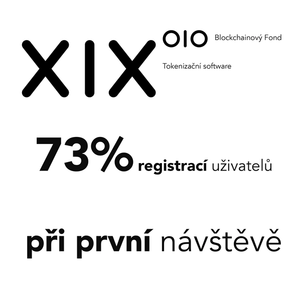 73% registrací uživatelů při první návštěvě