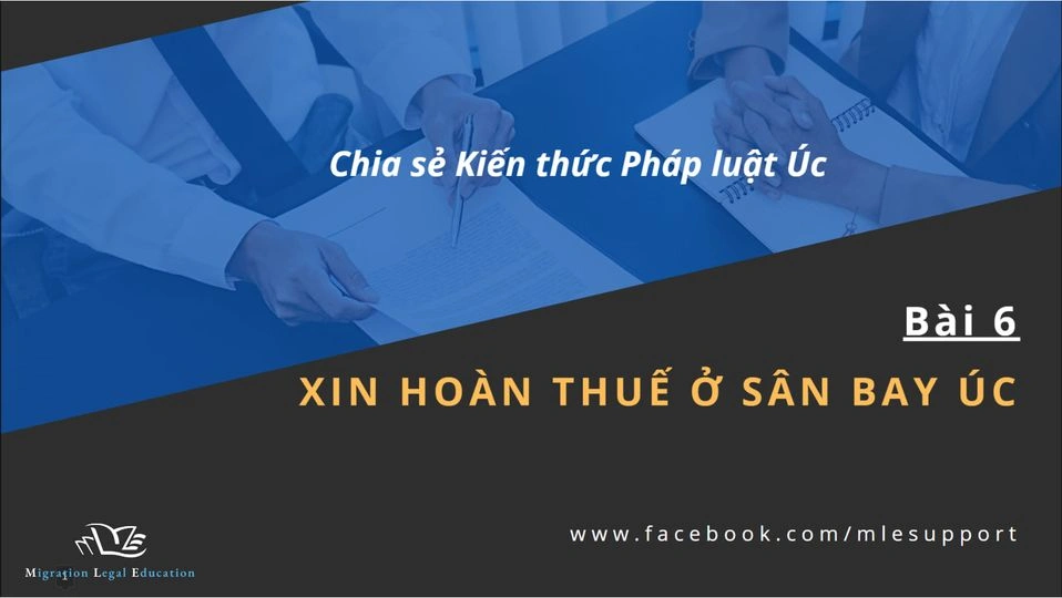 6. Hoàn thuế tại sân bay Úc image