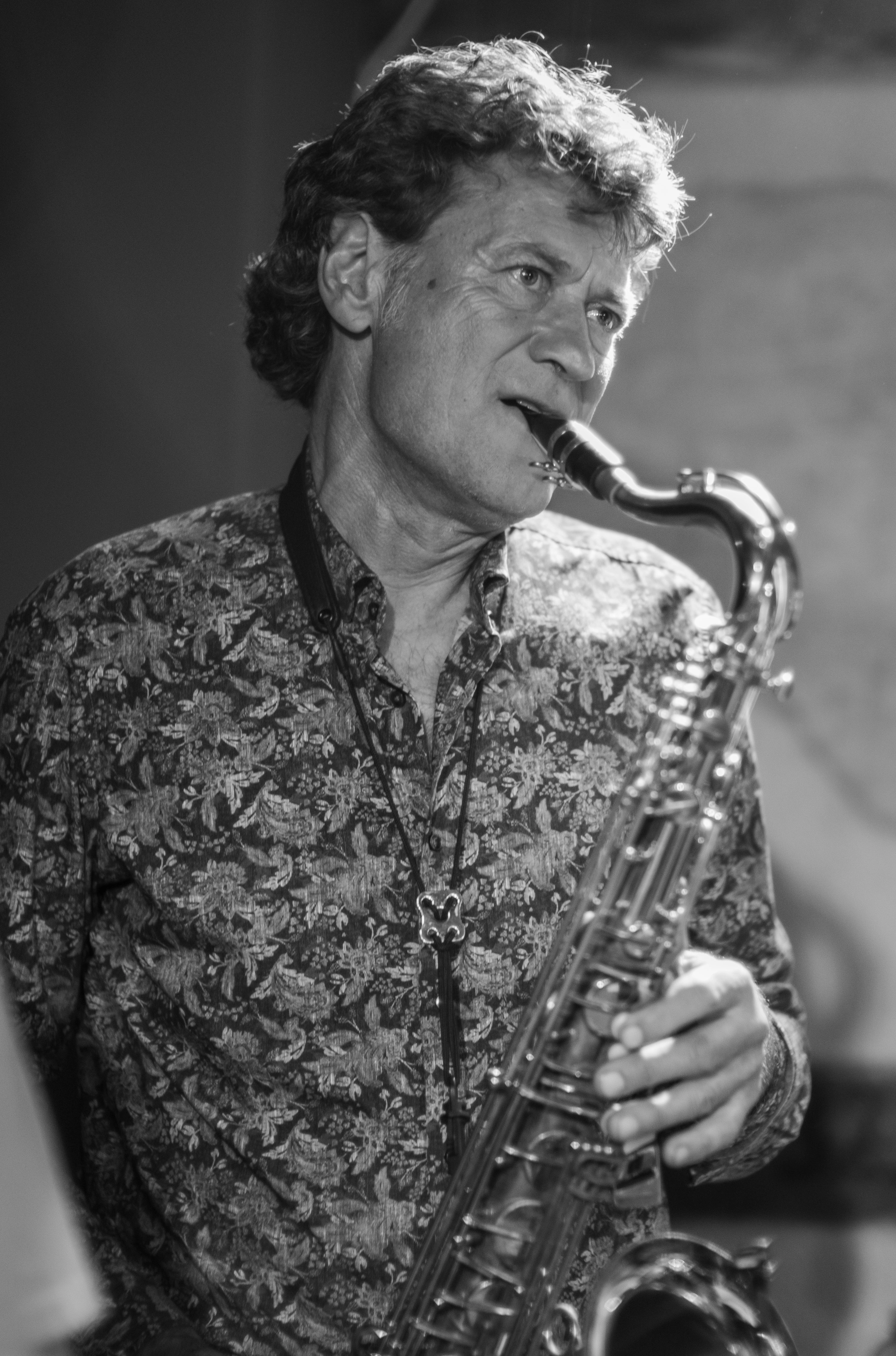 Andreas Buchmann spielt Saxophone.