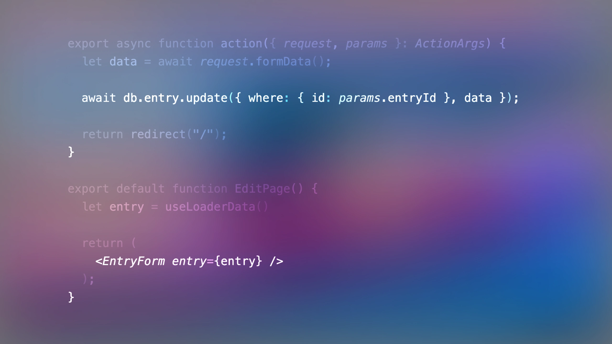 Editing entries - Ship an app with Remix